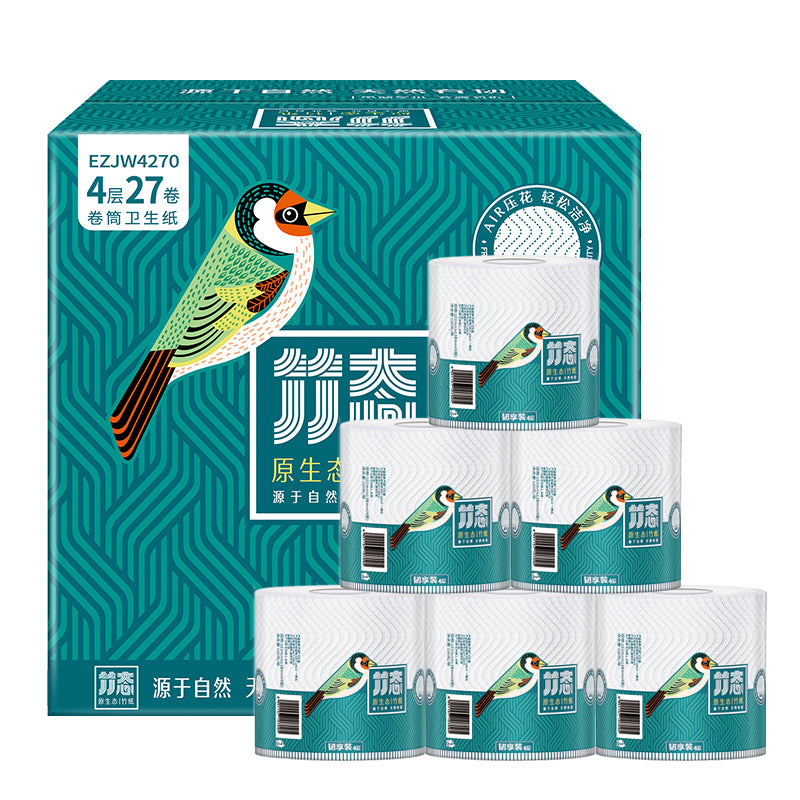 Bamboo Toilet Paper – 100% Plastic-Free & Biodegradable