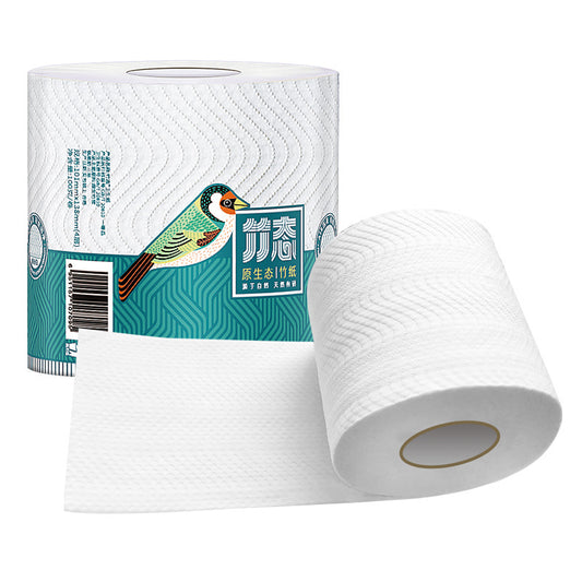 Bamboo Toilet Paper – 100% Plastic-Free & Biodegradable