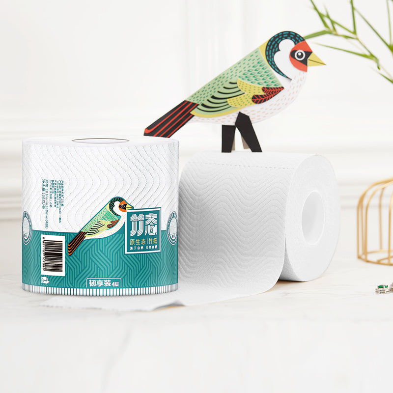 Bamboo Toilet Paper – 100% Plastic-Free & Biodegradable