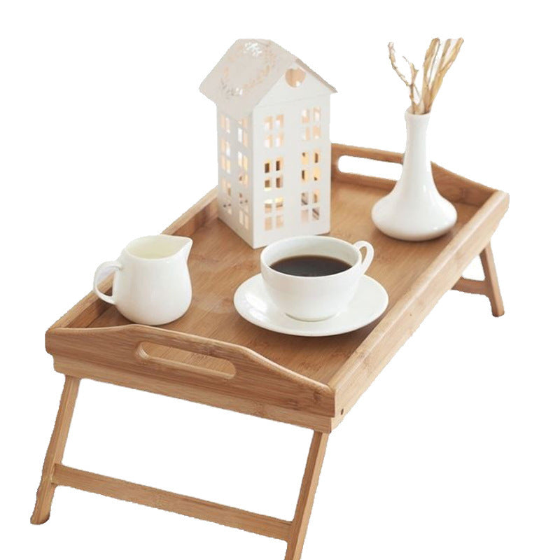 Foldable Bamboo Breakfast Table – Sustainable Bed Tray