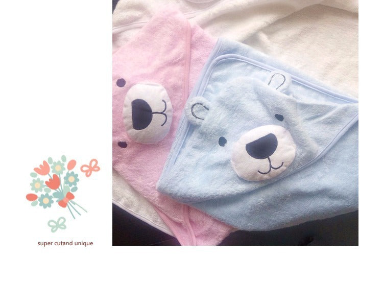 Bamboo Baby Bath Towel with Hood – Ultra Soft & Eco-Friendly